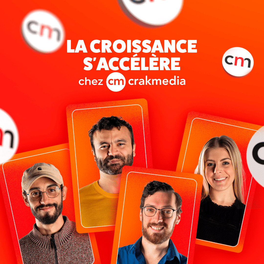 La croissance s'accélère chez Crakmedia: plusieurs nouveaux talents recherchés