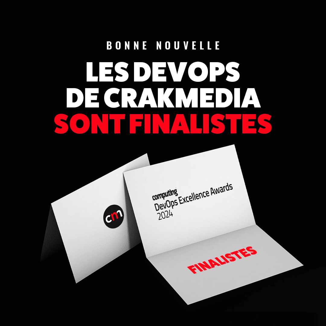 Les DevOps de Crakmedia sont finalistes au Devops Excellence Awards